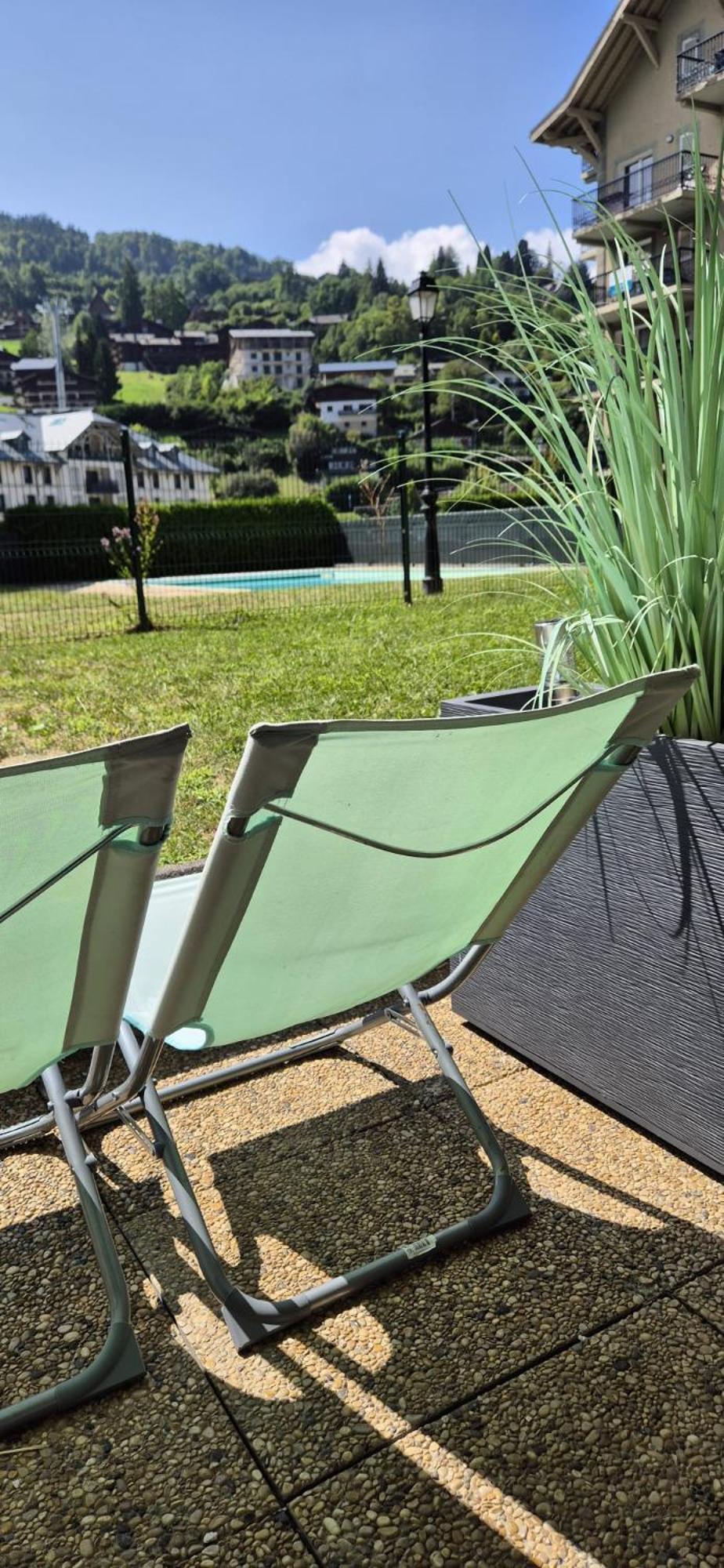 Appartement Avec Piscine & Jardin Pied De La Telecabine Saint-Gervais-les-Bains Exterior foto